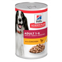 HILL'S Science Plan Canine Adult Chicken - Märg koeratoit - 370 g