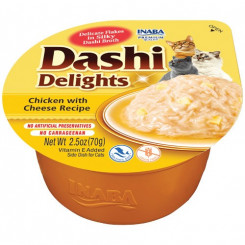 INABA Dashi Delights Chicken with cheese in broth - cat treats - 70g