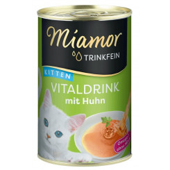 MIAMOR Trinkfein Kitten Vitalнапиток с курицей - лакомства для кошек - 135мл