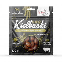 SYTA MICHA Great sausages with beef and seaweed - dog treat - 100g