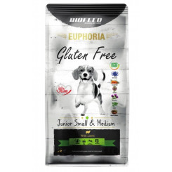 BIOFEED Euphoria Gluten Free Junior small & medium Lambaliha - koerakuivtoit - 12kg
