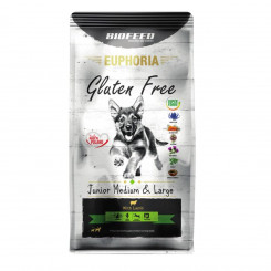 BIOFEED Euphoria Gluten Free Junior Medium & Large Lamb - сухой корм для собак - 12кг