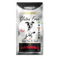 BIOFEED Euphoria Gluten Free Adult mini & small Говядина - сухой корм для собак - 2 кг