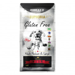 BIOFEED Euphoria Gluten Free Adult Medium & Large Говядина - сухой корм для собак - 12 кг