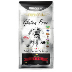 BIOFEED Euphoria Gluten Free Adult medium & large Beef - dry dog food - 2kg