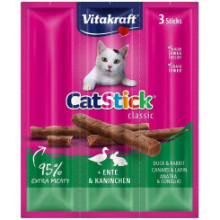 VITAKRAFT CatStick Classic Duck and rabbit - cat treats - 18g