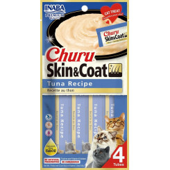 Рецепт INABA Churu Skin&Coat Tuna - лакомство для кошек - 4x14 г