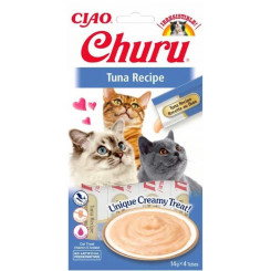 INABA Churu Tuna Recipe - cat treats - 4x14 g