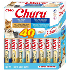 INABA Churu Variety Box Тунец - лакомство для кошек - 40 x 14 г