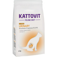 Kattovit 77162 сухой корм для кошек 4 кг для взрослых с курицей