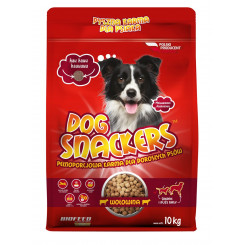 BIOFEED Dog Snackers Täiskasvanud keskmised ja suured Veiseliha - koera kuivtoit - 10 kg