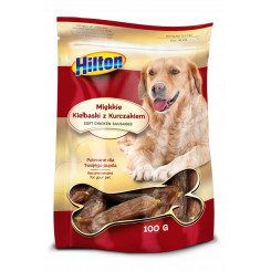 HILTON Soft sausages with chicken for dogs - 100 g