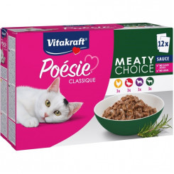VITAKRAFT Poésie Classique Meaty choice - wet cat food - 12 x 85g