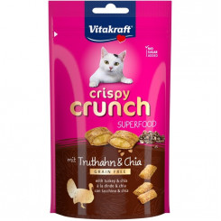 VITAKRAFT Crispy Crunch Turkey with chia - cat treats - 60g