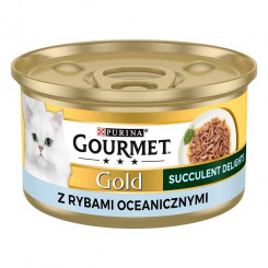 PURINA Gourmet Gold Succulent Delights Ocean fish - влажный корм для кошек - 85г