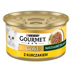 PURINA Gourmet Gold Succulent Delights Chicken - kassi märgtoit - 85g