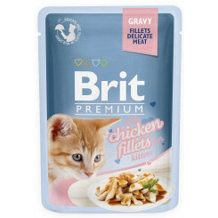 BRIT Premium Kitten Chicken Files - märg kassitoit - 85g