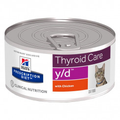 HILL'S PRESCRIPTION DIET Thyroid Care Feline y / d Wet cat food Chicken 156 g
