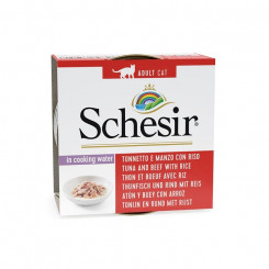 SCHESIR in cooking water Tuna with beef and rice - wet cat food - 85 g