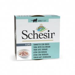 SCHESIR tarretises Tuunikala merilatikaga - märg kassitoit - 85 g