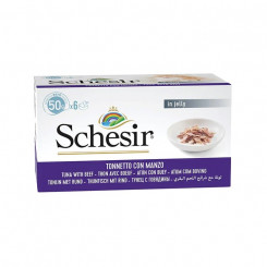 SCHESIR in jelly Tuna with beef  - wet cat food - 6 x 50 g