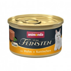 ANIMONDA Vom Feinsten Mousse Chicken and Rabbit - влажный корм для кошек - 85 г