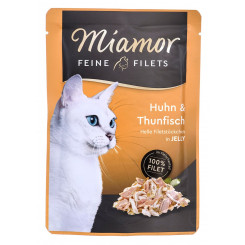 Miamor cats moist food Chicken with tuna 100 g