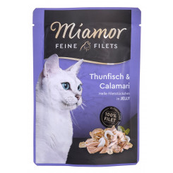 Влажный корм Miamor для кошек Тунец с кальмарами 100 г