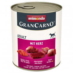 ANIMONDA GranCarno Adult with hearts - wet dog food - 800g