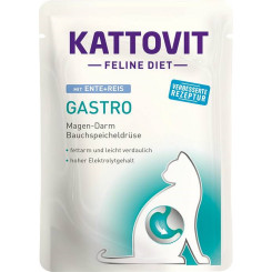 KATTOVIT Feline Diet Gastro Duck riisiga - kassi märgtoit - 85g