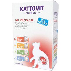 KATTOVIT Feline Diet Niere/Renal - влажный корм для кошек - 12 х 85г