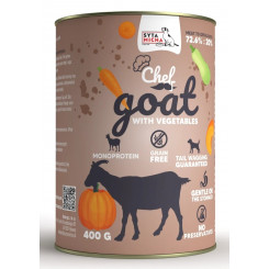 SYTA MICHA Chef Goat with vegetables - wet dog food - 400g