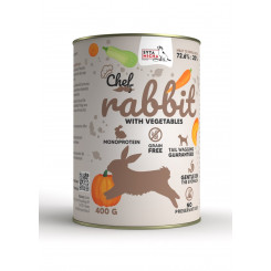 SYTA MICHA Chef Rabbit with vegetables - Wet dog food - 400 g