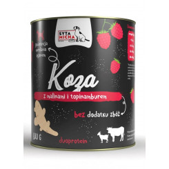 SYTA MICHA Goat with raspberries and Jerusalem artichoke - wet dog food - 800g