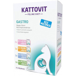 KATTOVIT Feline Diet Gastro - влажный корм для кошек - 12 x 85 г
