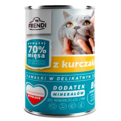 FRENDI with Chicken chunks in delicate sauce - wet cat food - 400g