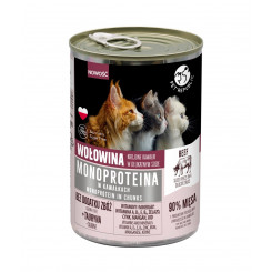 PET REPUBLIC Monoprotein Говядина в соусе - влажный корм для кошек - 400г