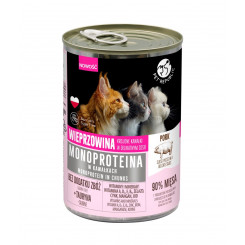 PET REPUBLIC Monoprotein Свинина в соусе - влажный корм для кошек - 400г