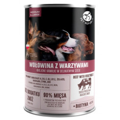 PET REPUBLIC Adult Medium & Large Veiseliha köögiviljadega - koera märgtoit - 1250g