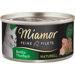 MIAMOR Feine Filets Naturell Skipjack тунец - влажный корм для кошек - 80г
