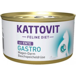 KATTOVIT Feline Diet Gastro Duck - влажный корм для кошек - 185г