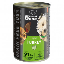 SUPER BENO Light Turkey - влажный корм для собак - 415г