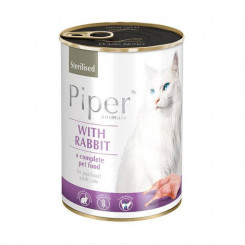 Dolina Noteci Piper Animals Стерилизованный с кроликом - влажный корм для кошек - 400г