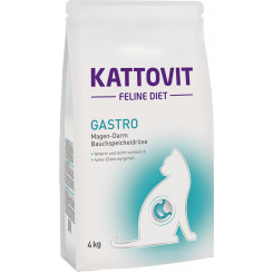 Kattovit Gastro 4кг сухой корм для кошек взрослый овощной