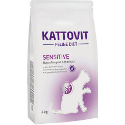Kattovit Sensitive 4кг сухой корм для кошек Взрослый