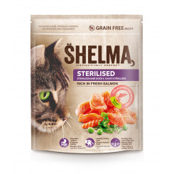 Shelma sterile for cats with fresh salmon, grain-free 750g