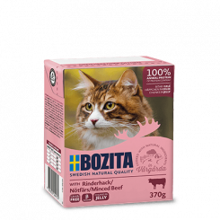 Bozita cat canned beef pieces in jelly 6x370g