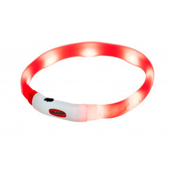 HILTON LED silikoon 1,4x0,8x40 cm USB-ga - koera kaelarihm