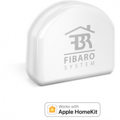 Одиночный коммутатор Fibaro Apple HomeKit Белый