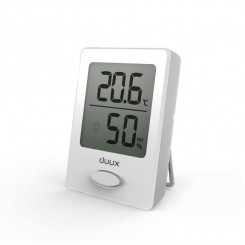 Duux Sense Hygrometer + Thermometer White LCD display